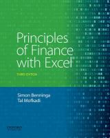 Principles of finance with Excel /