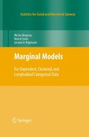 Marginal models : for dependent, clustered, and longitudinal categorical data /