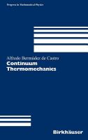 Continuum thermomechanics /