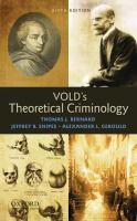 Vold's theoretical criminology /