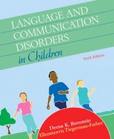 Language and communication disorders in children /
