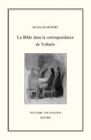 La Bible dans la correspondance de Voltaire /