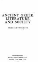 Ancient Greek literature and society.