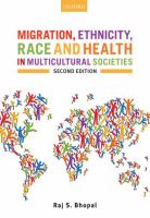 Migration, ethnicity, race, and health in multicultural societies /