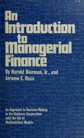 An introduction to managerial finance /