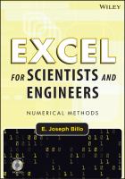 Excel for scientists and engineers : numerical methods /