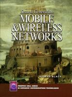 Second generation mobile and wireless networks /