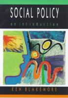Social policy : an introduction /
