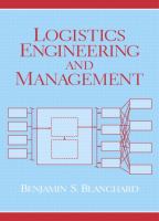 Logistics engineering and management /