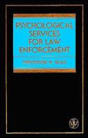 Psychological services for law enforcement /