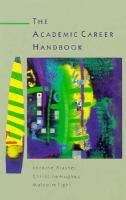 The academic career handbook /
