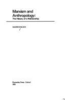 Marxism and anthropology : the history of a relationship /