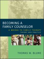 Becoming a family counselor : a bridge to family therapy theory and practice /