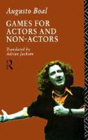Games for actors and non-actors /