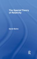The special theory of relativity /
