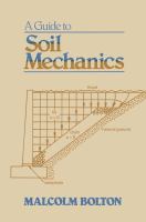 A guide to soil mechanics /