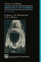 Biology of fishes /