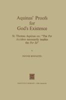 Aquinas' proofs for God's existence : St. Thomas Aquinas on: "The per accidens necessarily implies the per se".