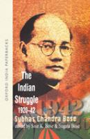 The Indian struggle, 1920-1942 /
