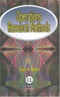Operations research methods /