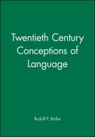 Twentieth century conceptions of language : mastering the metaphysics market /