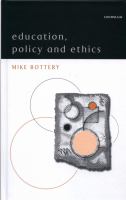 Education, policy and ethics /