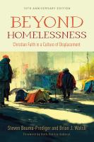Beyond homelessness : Christian faith in a culture of displacement /