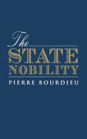 The state nobility : elite schools in the field of power /