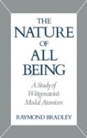 The nature of all being : a study of Wittgenstein's modal atomism /