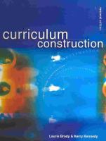 Curriculum construction /