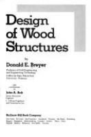 Design of wood structures /