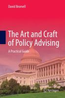The art and craft of policy advising : a practical guide /