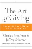 The art of giving : where the soul meets a business plan /