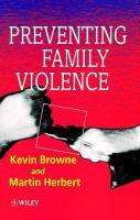 Preventing family violence /