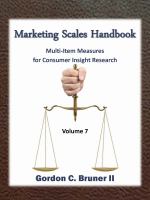 Marketing scales handbook multi-item measures for consumer insight research.