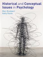 Historical and conceptual issues in psychology /