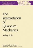 The interpretation of quantum mechanics.