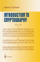 Introduction to cryptography /
