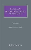 Buckley : the law of negligence and nuisance /