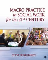 Macro practice in social work for the 21st century /
