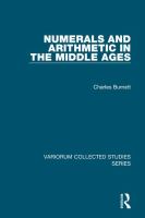Numerals and arithmetic in the Middle Ages /