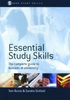 Essential study skills : the complete guide to success at university /