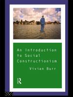 An introduction to social constructionism /