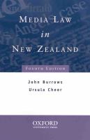 Media law in New Zealand /