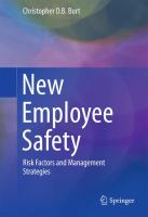 New employee safety : risk factors and management strategies /