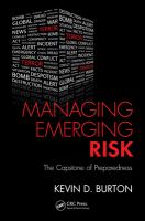 Managing emerging risk the capstone of preparedness /
