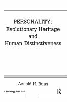Personality : evolutionary heritage and human distinctiveness /