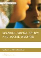 Scandal, social policy, and social welfare /