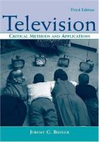 Television : critical methods and applications /