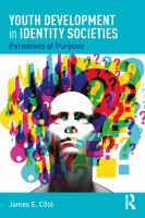 Youth development in identity societies : paradoxes of purpose /